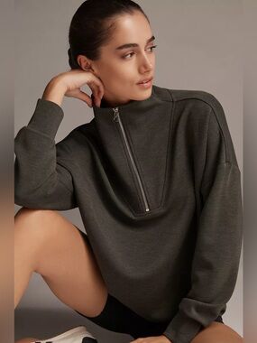 NWT Varley Hawley Half-Zip Sweatshirt